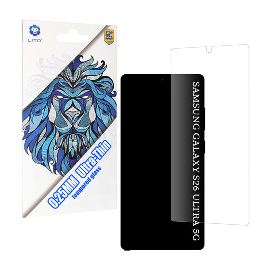 Beschermfolie Scherm Lito Classic Ultra Thin voor Samsung Galaxy S26 Ultra, Gehard Glas, Volledige Lijm, 2.5D
