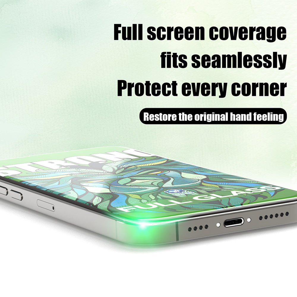 Beschermfolie Lito D+ Max Strong voor Apple iPhone 17 Pro Max, Gehard Glas, Volledige Lijm, Zwart
