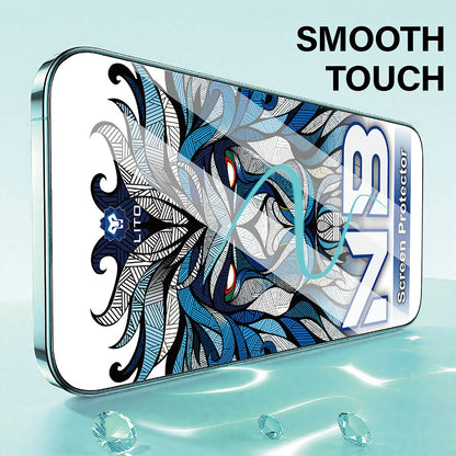 Beschermfolie Lito NB Scherm voor Apple iPhone 17 Pro Max, Gehard Glas, Volledige Lijm, Zwart