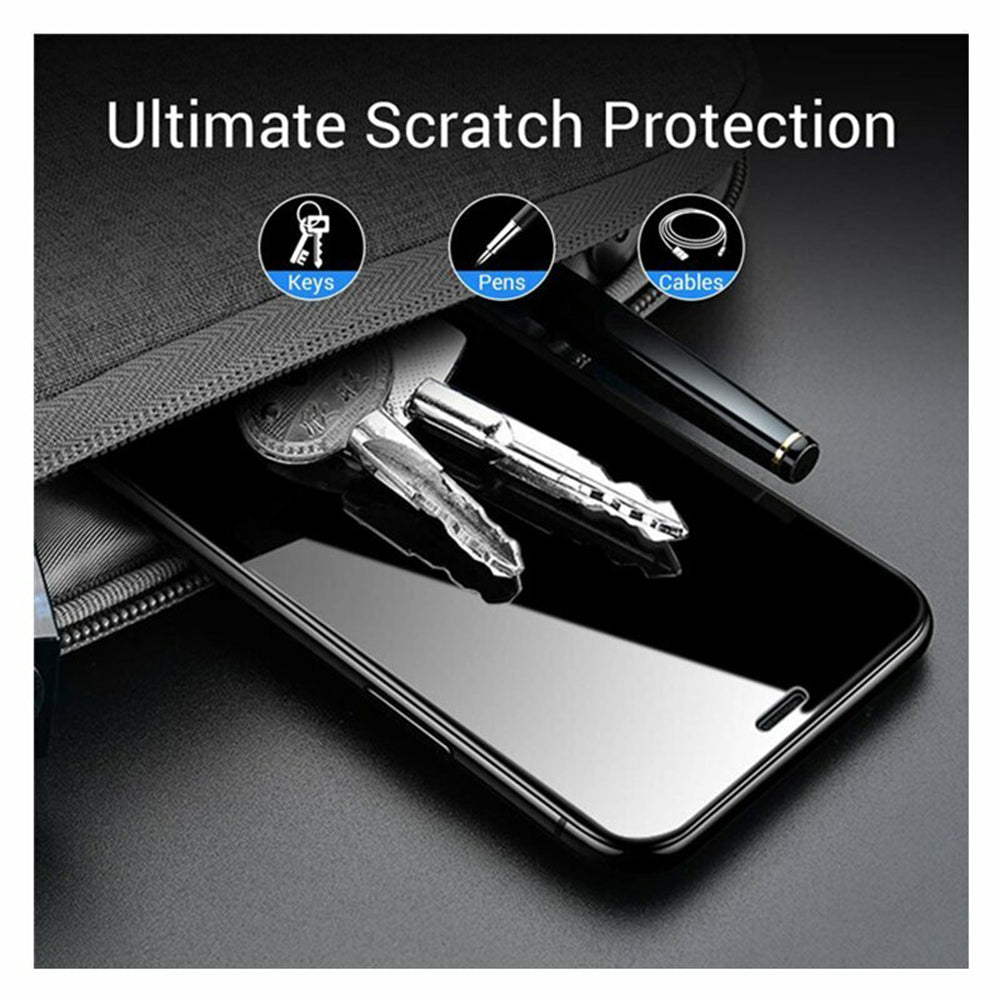 Lito schermbeschermfolie voor Apple iPhone 17 / 16 Pro, Gehard Glas, Full Glue, 2.5D, Zwart