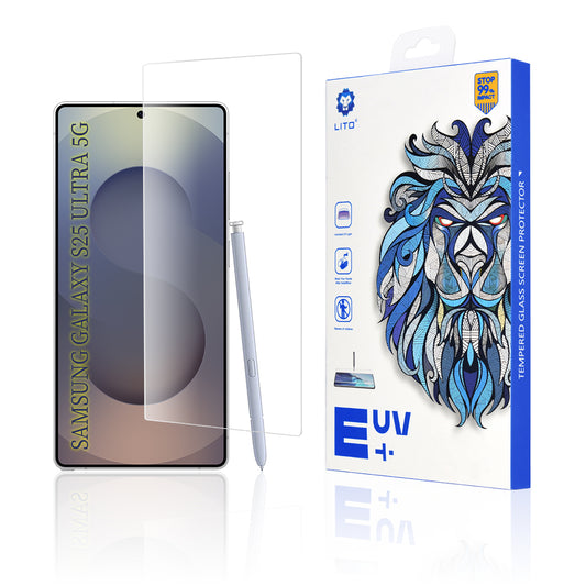 Lito schermbeschermfolie voor Samsung Galaxy S25 Ultra S938, gehard glas, UV-lijm, 3D