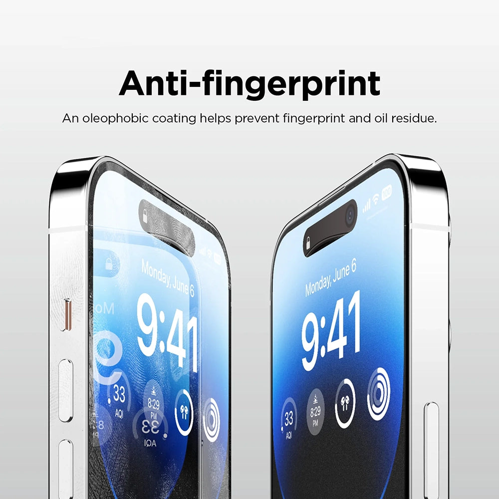 Beschermfolie Mat Scherm Anank 5X Versterkt voor Apple iPhone 17 Air, Gehard Glas, Volledige Lijm, 2.5D, Zwart
