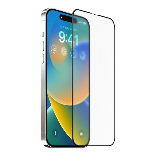 Beschermfolie Mat Scherm Anank 5X Versterkt voor Apple iPhone 17 Pro Max, Gehard Glas, Volledige Lijm, 2.5D, Zwart