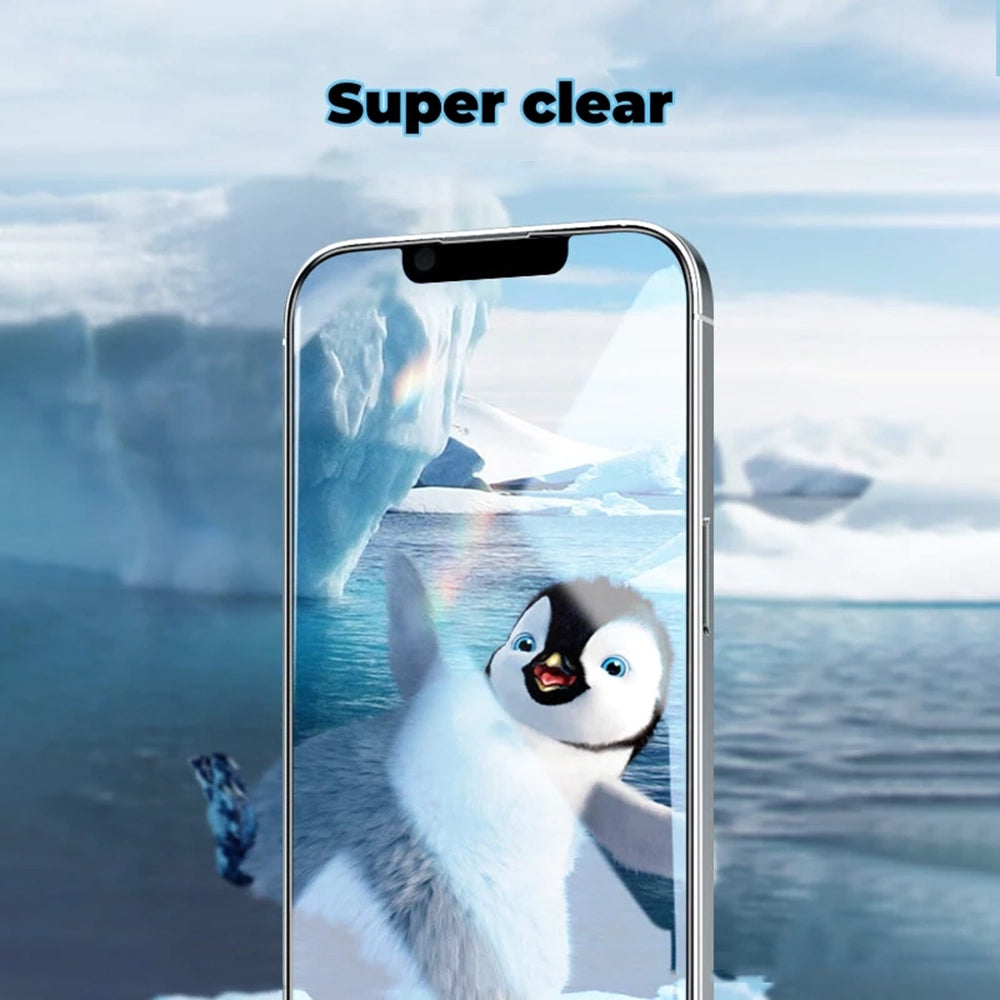 Beschermfolie Mat Scherm Anank 5X Versterkt voor Apple iPhone 17 Pro, Gehard Glas, Volledige Lijm, 2.5D, Zwart