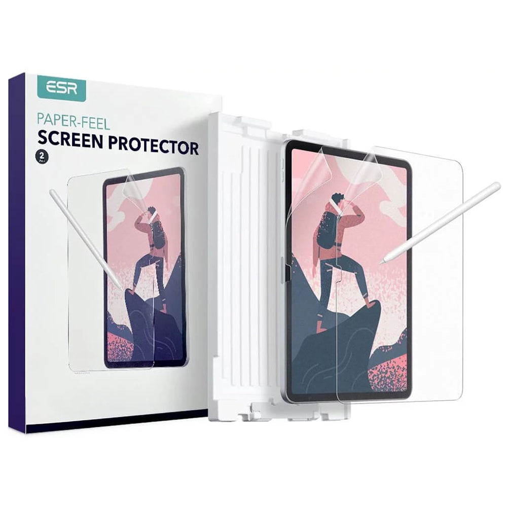 Beschermfolie Matte ESR Paper Feel voor Apple iPad (2025) / (2022), Plastic, Set van 2 stuks