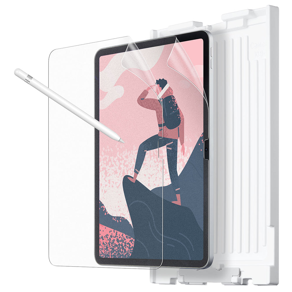 Beschermfolie Matte ESR Paper Feel voor Apple iPad (2025) / (2022), Plastic, Set van 2 stuks