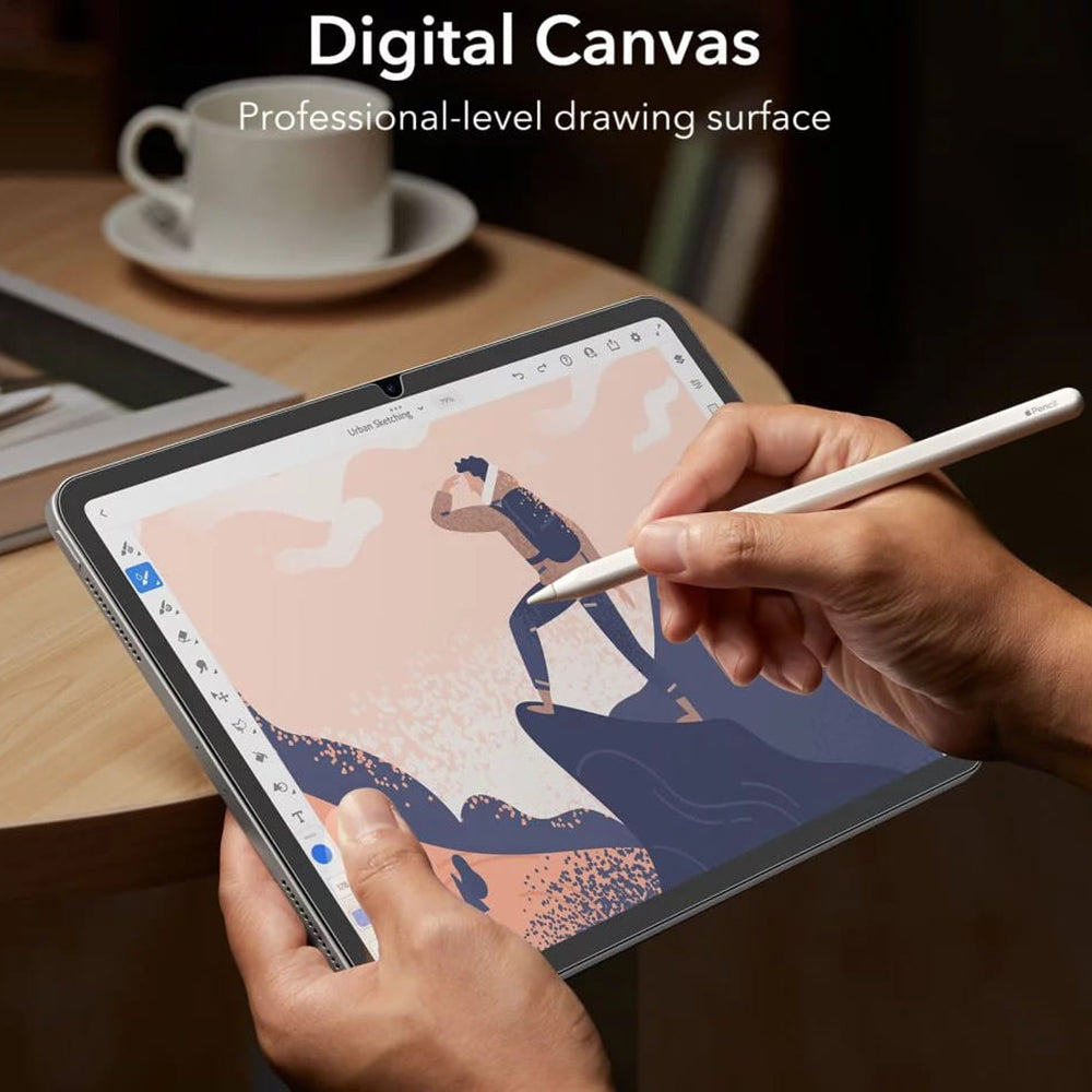 Beschermfolie Matte ESR Paper Feel voor Apple iPad (2025) / (2022), Plastic, Set van 2 stuks