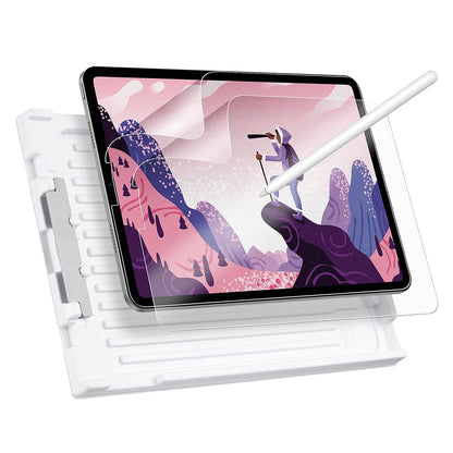 Matte ESR Paper Feel schermbeschermfolie voor Apple iPad Pro 12.9 (2022) / Pro 12.9 (2021) / Pro 12.9 (2020), Plastic, Set van 2 stuks
