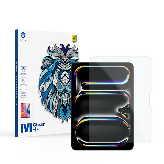Matte Lito Classic schermbeschermfolie voor Apple iPad Pro 11 (2024), gehard glas, full glue, 2.5D