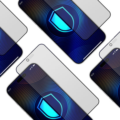 Matte Privacy 3MK HardGlass Max schermbeschermfolie voor Apple iPhone 17 Air, Gehard Glas, Volledige Lijm