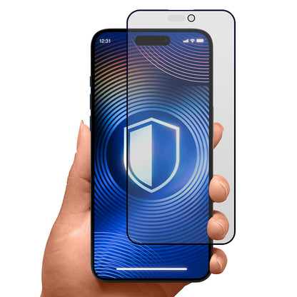 Matte Privacy 3MK HardGlass Max schermbeschermfolie voor Apple iPhone 17 Pro Max, Gehard Glas, Volledige Lijm