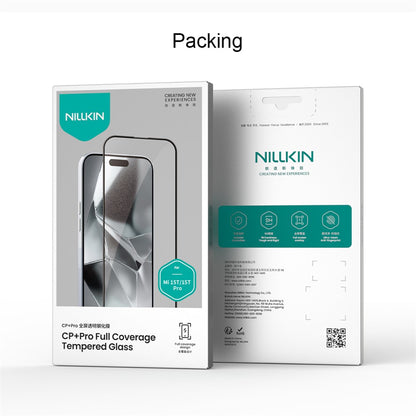 Nillkin CP+ Pro Screen Protector for Xiaomi 15T Pro / 15T, Tempered Glass, Full Glue, Black