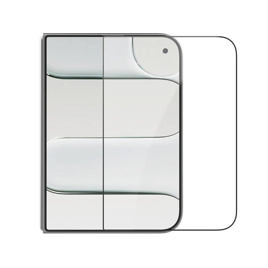 Nillkin CP+ Pro-beschermfolie voor het buitenscherm met applicator voor Apple iPhone Duo, gehard glas, volledige kleeflaag, zwart