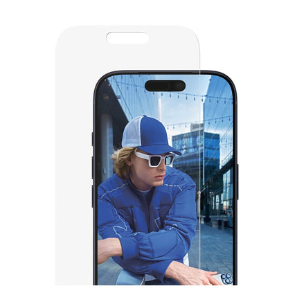 Beschermfolie Scherm PanzerGlass Classic Fit EasyAligner voor Apple iPhone 17 Pro, Gehard Glas, Volledige Lijm