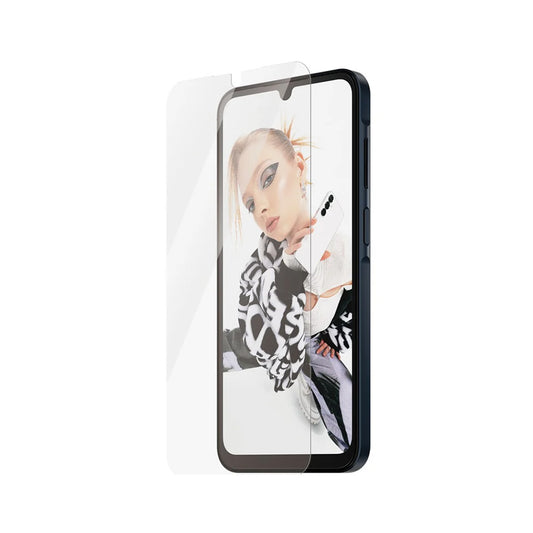 PanzerGlass Safe schermbeschermfolie. Ultra-Wide Fit EasyAligner voor Samsung Galaxy A26 A266, Gehard Glas, Full Glue