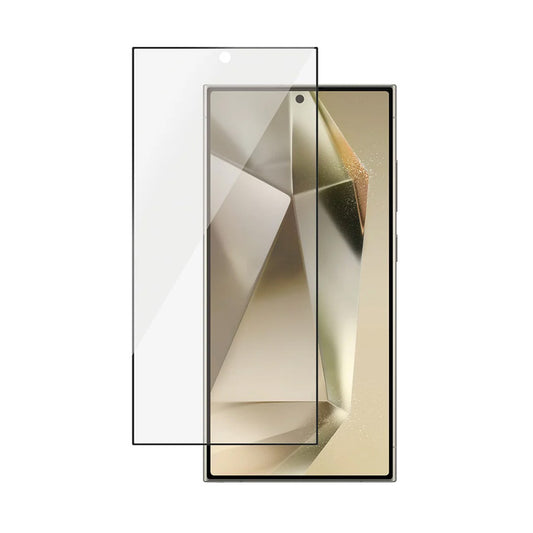 Beschermfolie PanzerGlass Safe Scherm. Ultra-Wide Fit EasyAligner voor Samsung Galaxy S24 Ultra S928, Gehard Glas, Volledige Lijm, Zwart