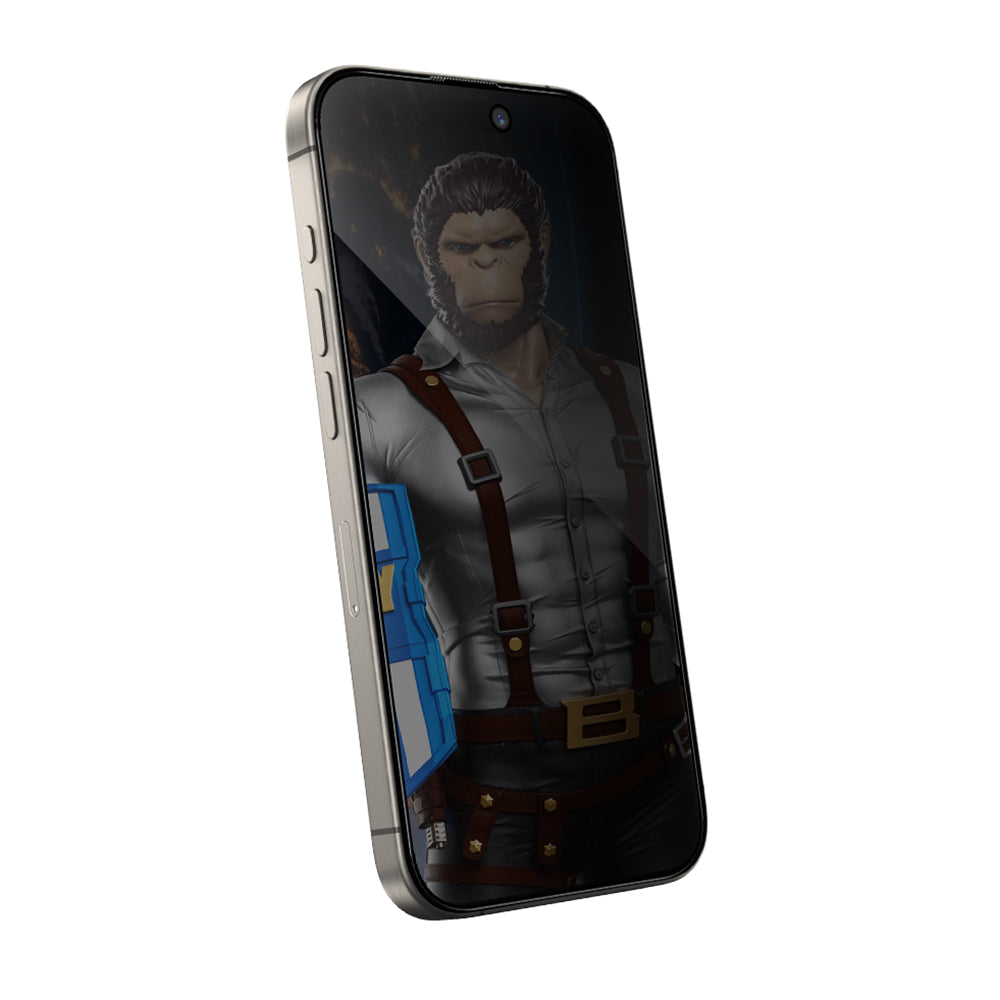 Privacy Blueo Anti-Peep schermbeschermfolie voor Apple iPhone 14 Plus / 13 Pro Max, gehard glas, volledige lijm
