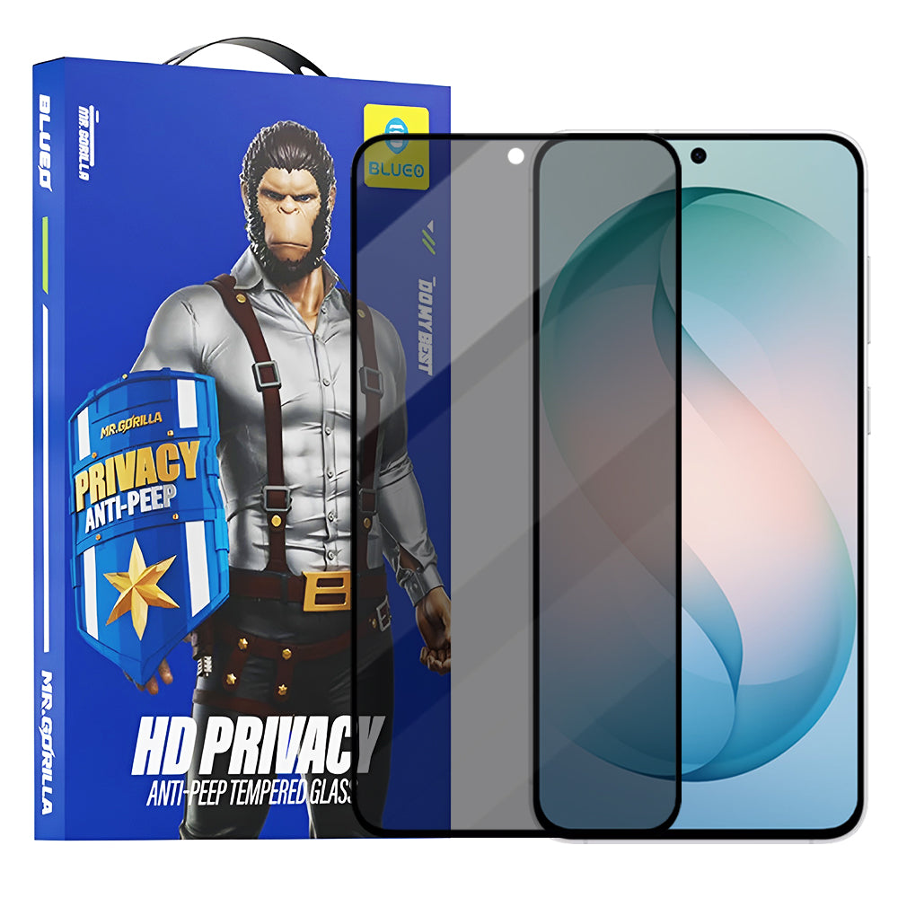 Beschermfolie Privacy Blueo Anti-Peep voor Samsung Galaxy S26 Plus S947, Gehard Glas, Volledige Lijm