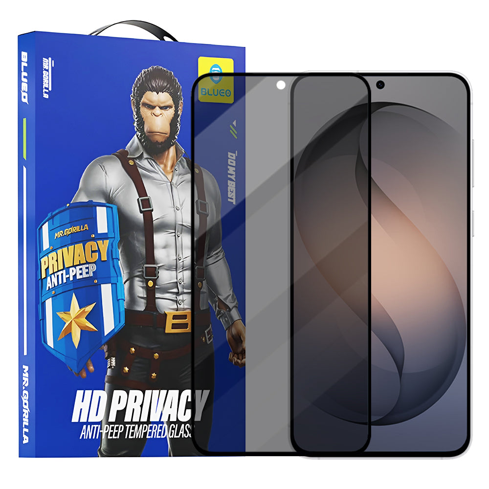 Beschermfolie Privacy Blueo Anti-Peep voor Samsung Galaxy S26 S942, Gehard Glas, Volledige Lijm