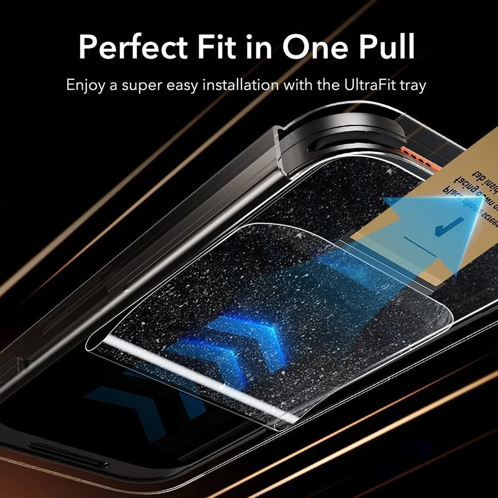 ESR Armorite Pro UltraFit Privacy Screen Protector for Apple iPhone 18 Pro, Tempered Glass, Full Glue, Set of 3 pieces
