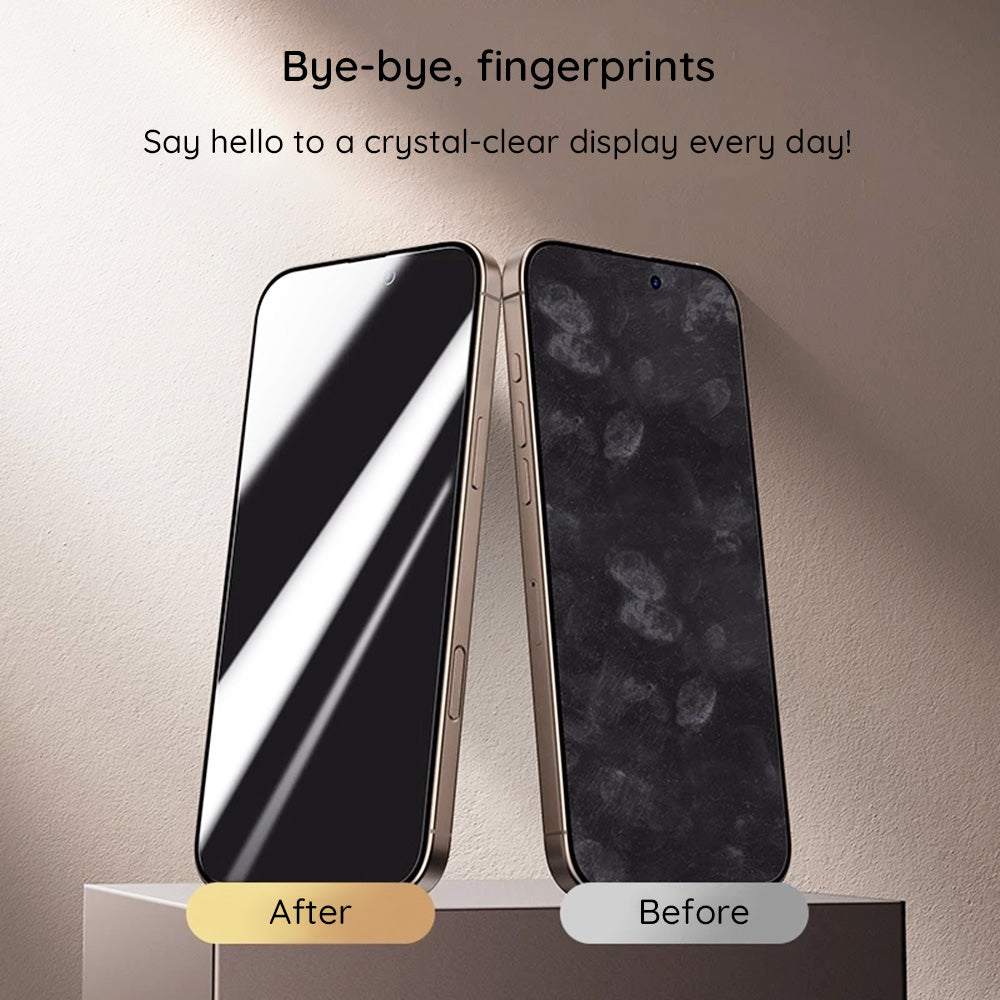 Privacy Screen Protector Guess voor Apple iPhone 16 Pro Max, Gehard Glas, Volledige Lijm, 2.5D, GUTGP16XBOKGCIP