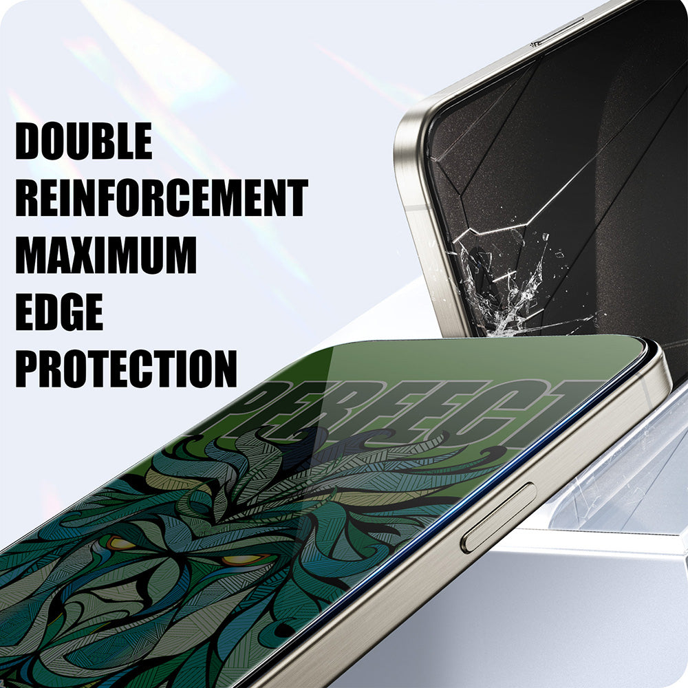 Privacy Screen Protector Lito D+ Max Strong voor Apple iPhone 17 / 16 Pro, Gehard Glas, Volledige Lijm