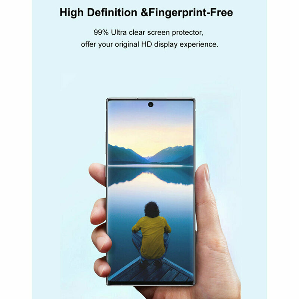 Privacy Screen Protector Folie Lito voor Samsung Galaxy S24 Ultra S928, Gehard Glas, UV Lijm, 3D