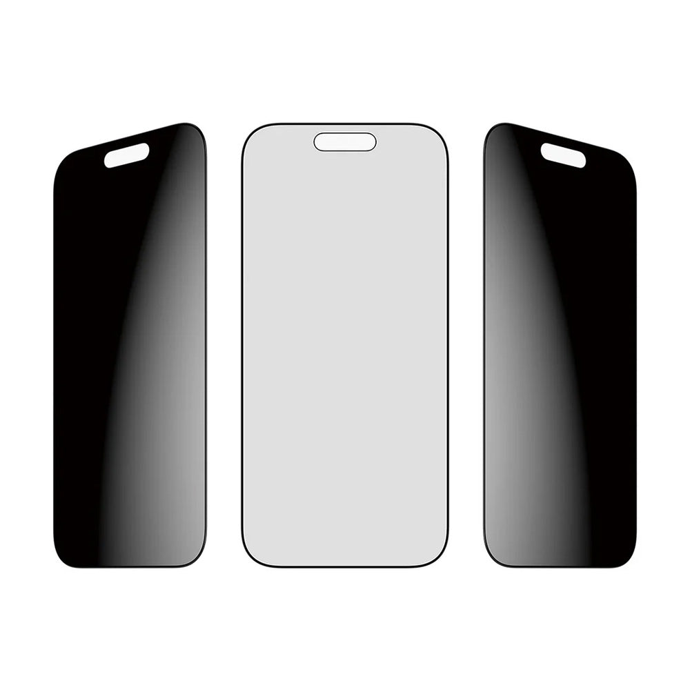 Privacy Screen Protector PanzerGlass Ultra-Wide Fit 2-Way EasyAligner for Apple iPhone 17 / 16 Pro, Tempered Glass, Full Glue