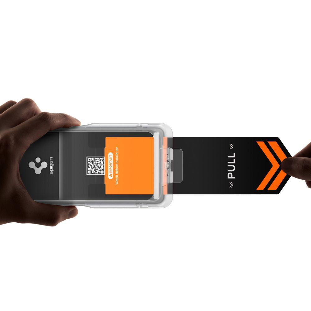 Privacy Screen Protector Spigen GlastR EZ FIT Pro HD voor Samsung Galaxy S26 Plus S947, Gehard Glas, Volledige Lijm, Set van 2 stuks AGL11085