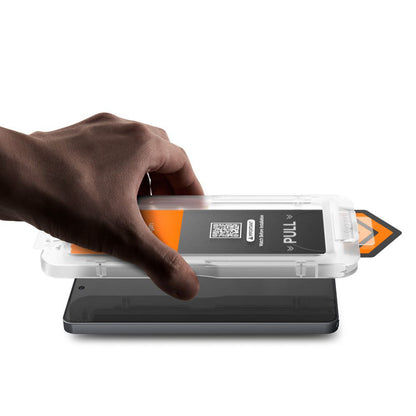 Spigen GlastR EZ FIT Pro HD Privacy Screen Protector for Samsung Galaxy S26 S942, Tempered Glass, Full Glue AGL11098