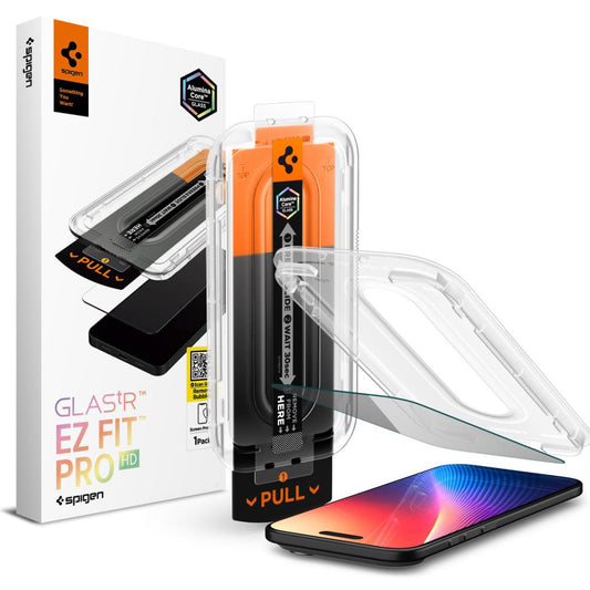 Privacy Screen Protector Spigen GlastR EZ FIT Pro voor Apple iPhone 17 Air, Gehard Glas, Volledige Lijm
