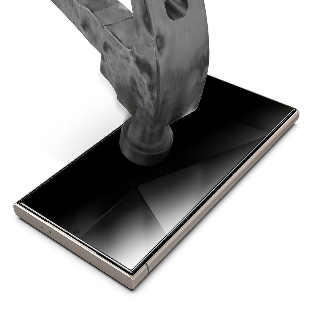 Privacy Screen Protector Techsuit TitanGlass CrystalHD voor Samsung Galaxy S24 Ultra S928, Gehard Glas, Volledige Lijm