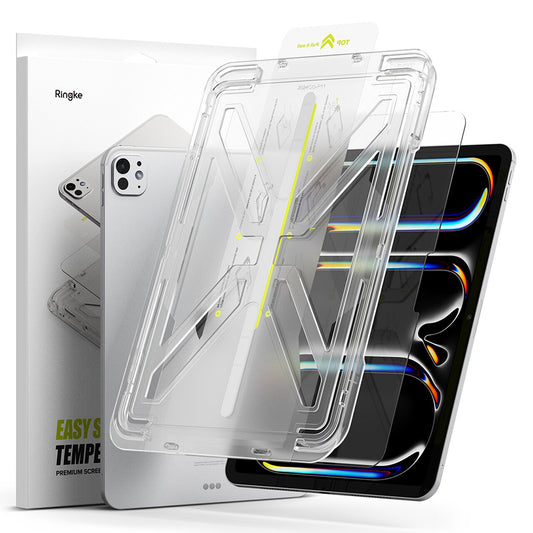 Ringke Easy Slide schermbeschermfolie voor Apple iPad Pro 11 (2024), gehard glas, volledige lijmlaag
