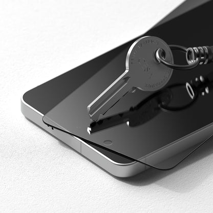 Schermbeveiligingsfolie Ringke Easy Slide voor Samsung Galaxy S26 Plus, Gehard Glas, Volledige Lijm, Set van 2 stuks, Zwart