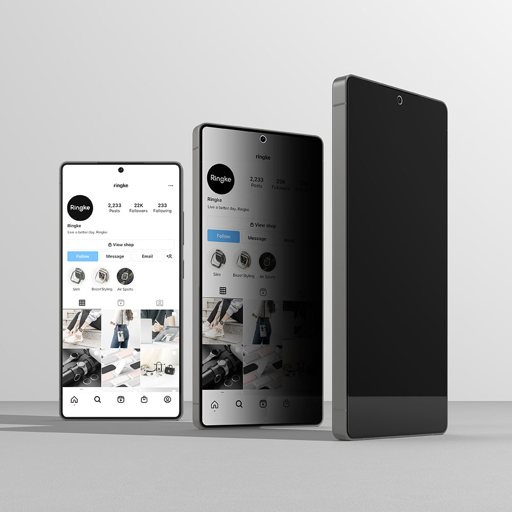 Beschermfolie Ringke Easy Slide voor Samsung Galaxy S26 Ultra, Gehard Glas, Volledige Lijm, Set van 2 stuks, Zwart