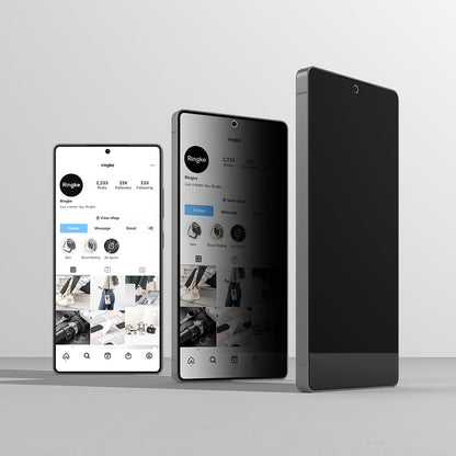 Beschermfolie Ringke Easy Slide voor Samsung Galaxy S26 Ultra, Gehard Glas, Volledige Lijm, Set van 2 stuks, Zwart