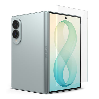 Ringke Easy Slide Buitenste Scherm Beschermfolie voor Samsung Galaxy Z Fold8 F971, Gehard Glas, Volledige Lijm, Set van 2 stuks