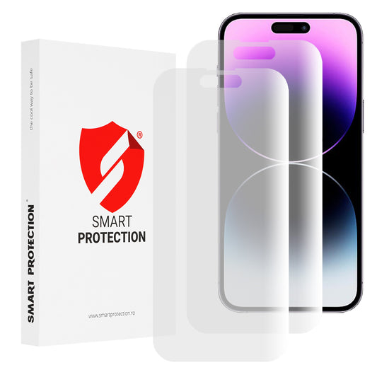 Smart Protection Premium Classic schermbeschermfolie voor Apple iPhone 14 Pro Max, plastic, set van 2 stuks