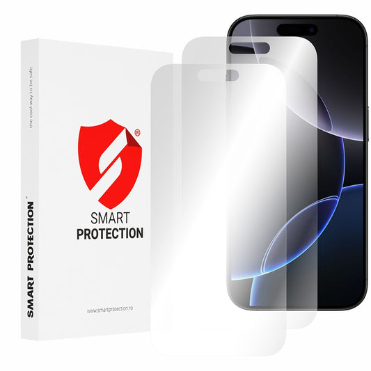 Smart Protection Premium Classic schermbeschermfolie voor Apple iPhone 16 Pro, plastic, set van 2 stuks