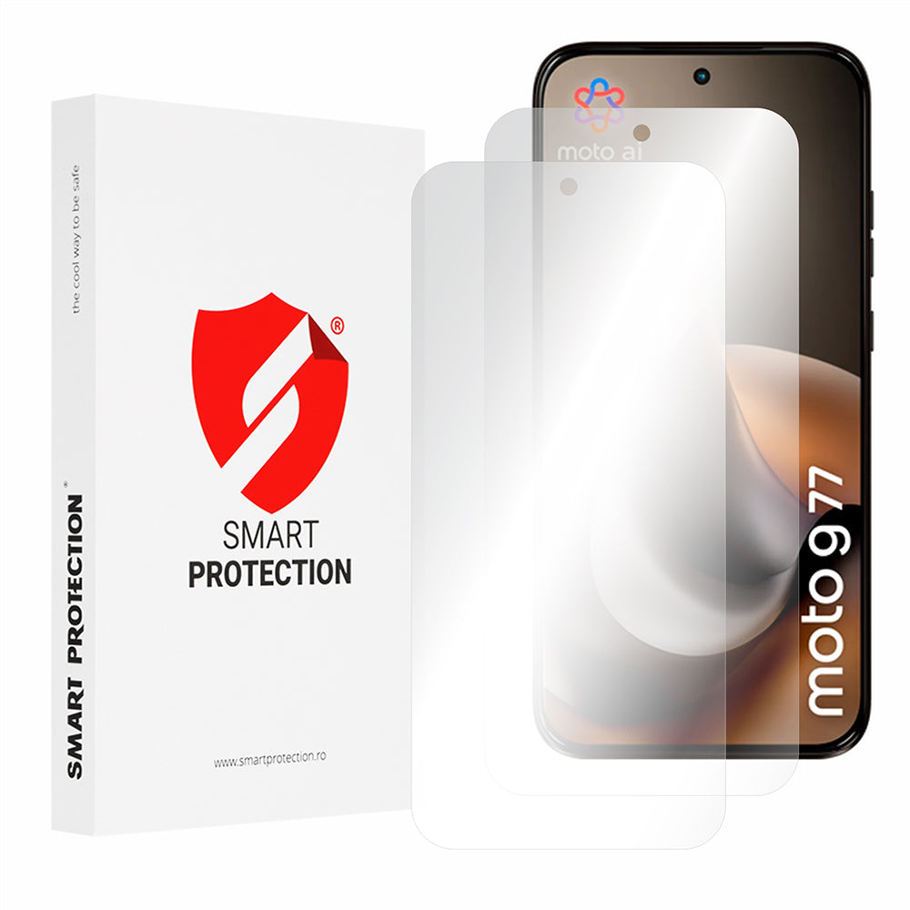 Beschermfolie Smart Protection Premium Classic voor Motorola Moto G77, Plastic, Set van 2 stuks