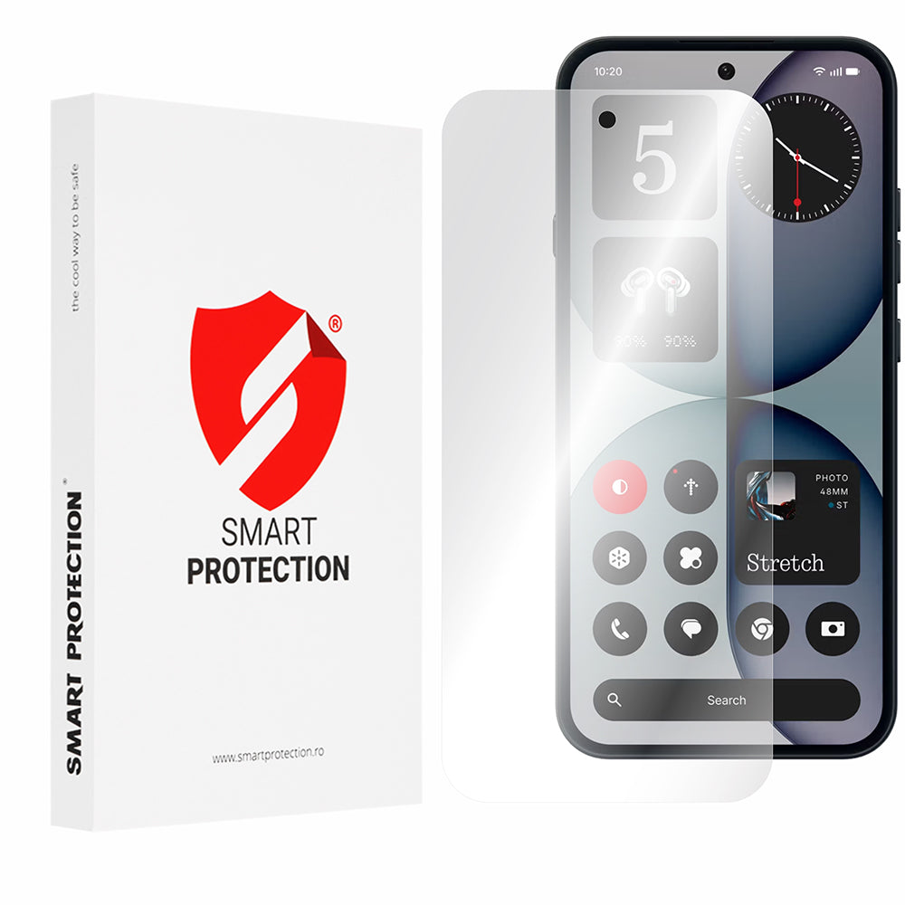 Beschermfolie Smart Protection Premium Classic voor Nothing Phone (4a), Plastic, Set van 2 stuks