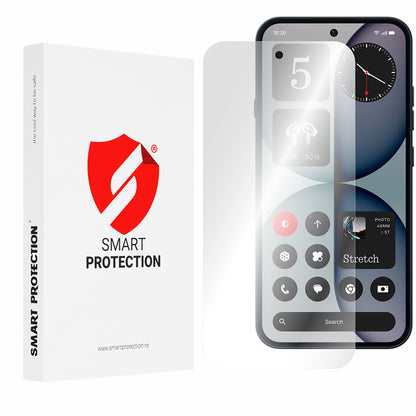 Beschermfolie Smart Protection Premium Classic voor Nothing Phone (4a), Plastic, Set van 2 stuks