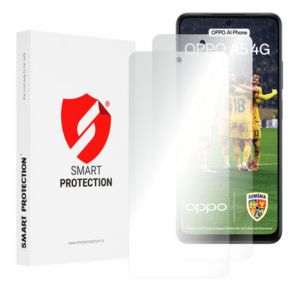Smart Protection Premium Classic schermbeschermfolie voor Oppo A5 4G, plastic, set van 2 stuks