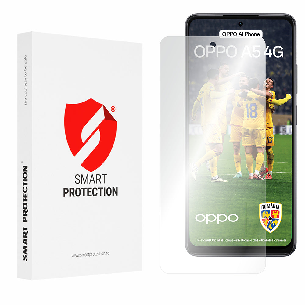 Smart Protection Premium Classic schermbeschermfolie voor Oppo A5 4G, plastic, set van 2 stuks