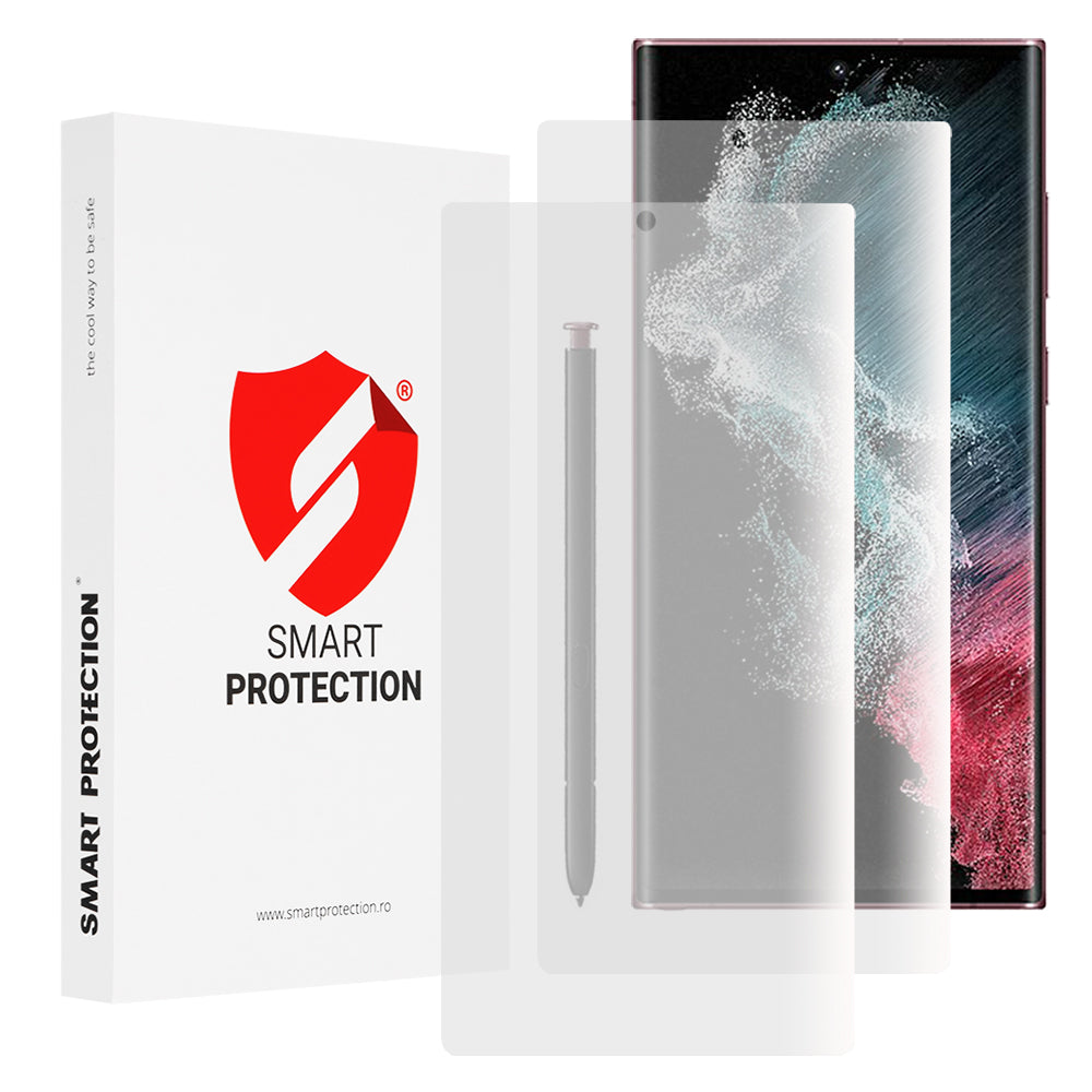 Smart Protection Premium Classic schermbeschermfolie voor Samsung Galaxy S22 Ultra 5G S908, plastic, set van 2 stuks