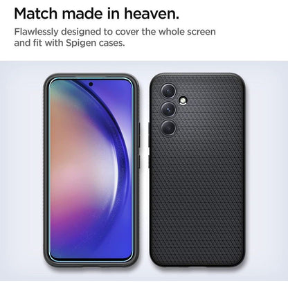 Spigen GlastR Align Master schermbeschermfolie voor Samsung Galaxy A54 A546, gehard glas, full glue, set van 2 stuks AGL05966