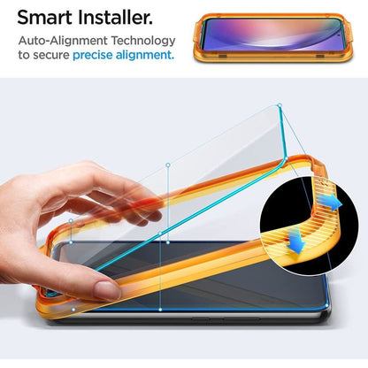 Spigen GlastR Align Master schermbeschermfolie voor Samsung Galaxy A54 A546, gehard glas, full glue, set van 2 stuks AGL05966