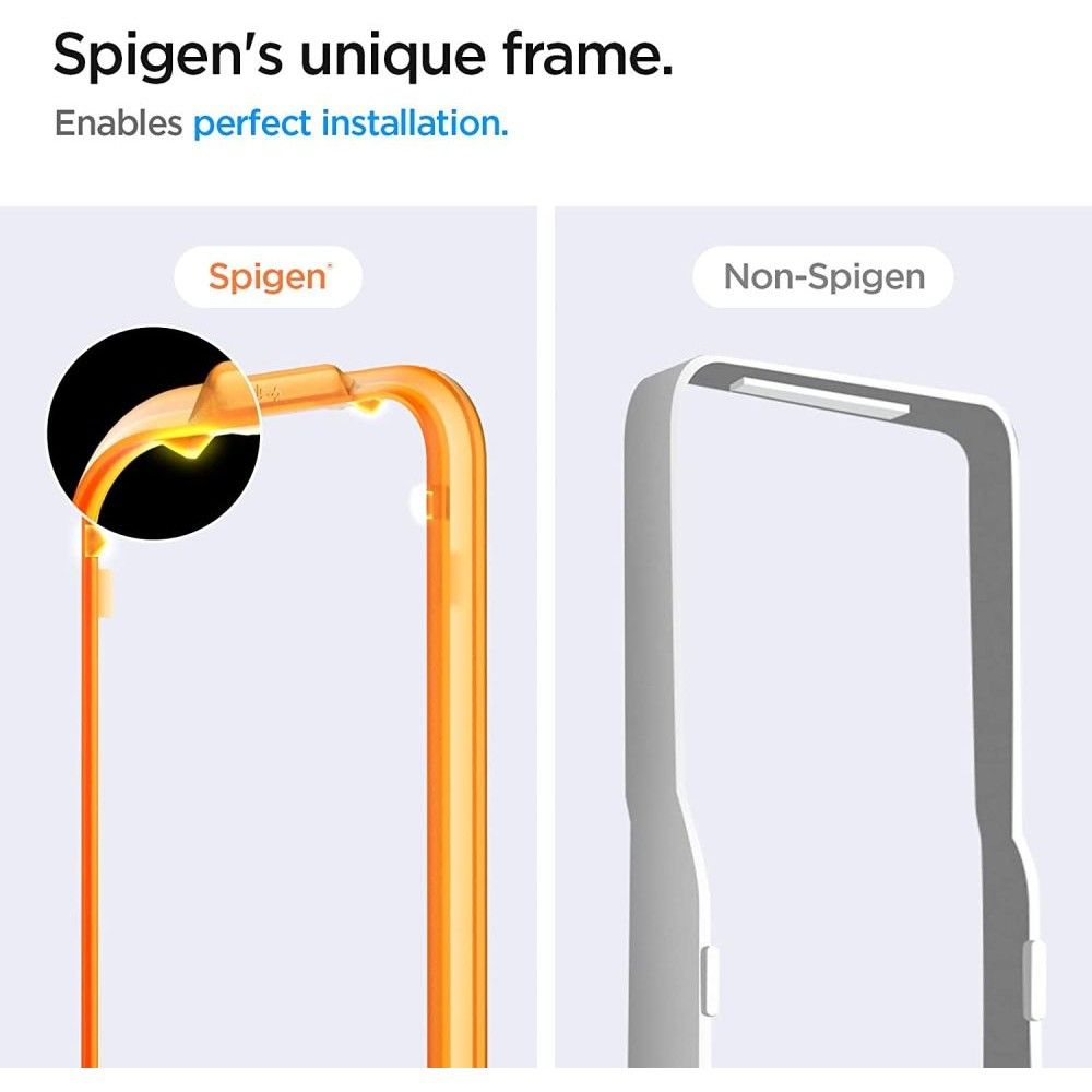Spigen GlastR Align Master schermbeschermfolie voor Samsung Galaxy A54 A546, gehard glas, full glue, set van 2 stuks AGL05966