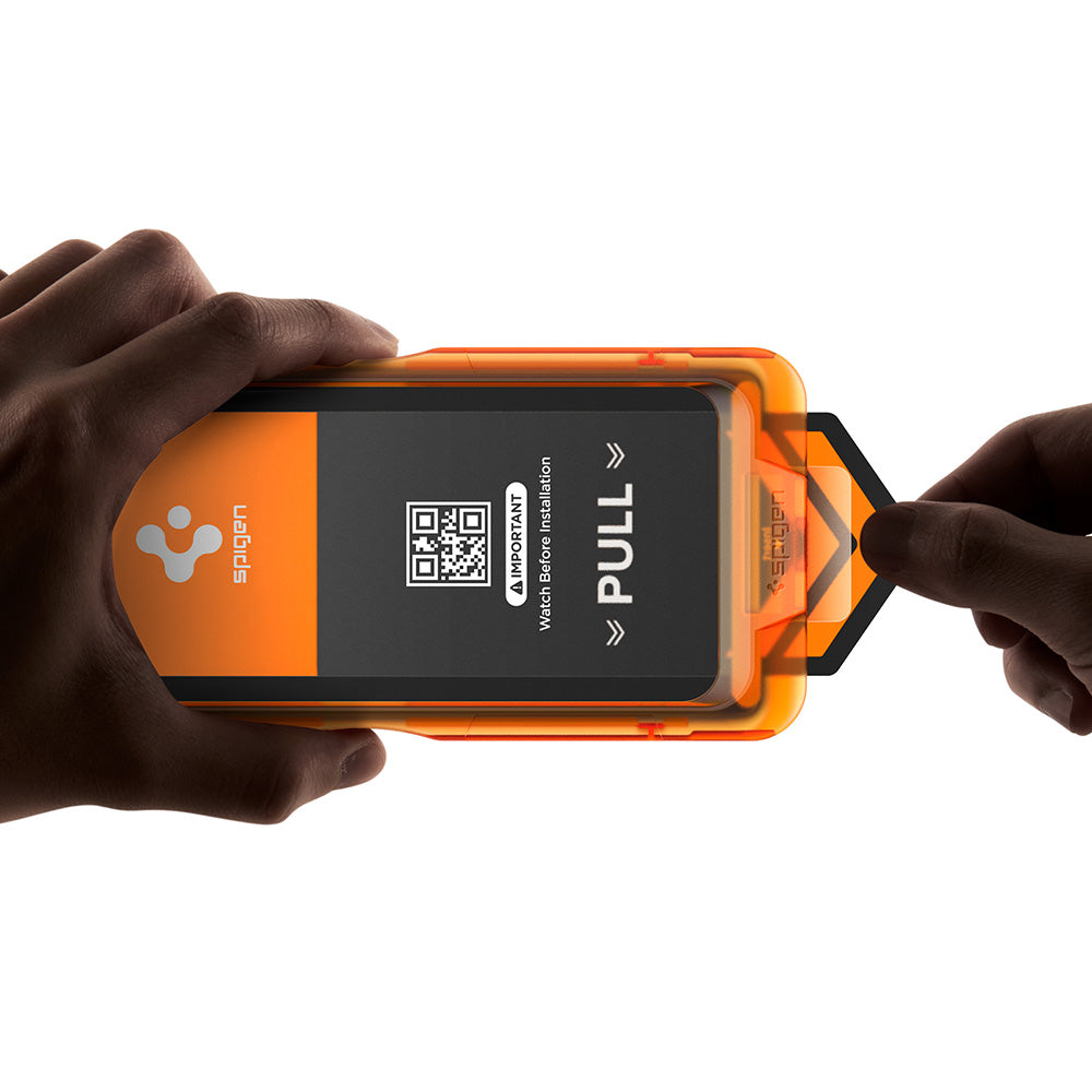 Spigen GlastR AlignMaster S schermbeschermfolie voor Apple iPhone 18 Pro Max / 17 Pro Max, gehard glas, volledige lijm, set van 2 stuks AGL10101