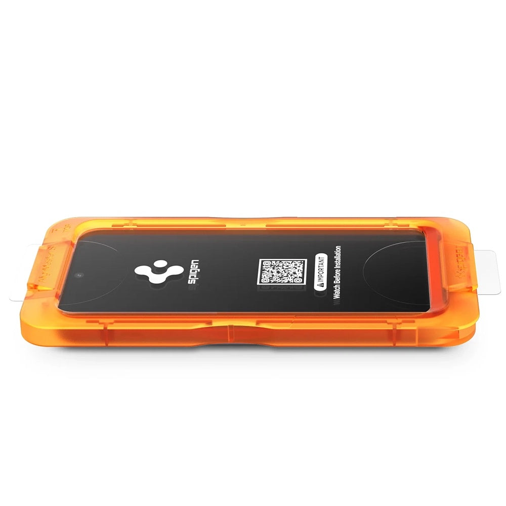 Spigen GlastR AlignMaster S schermbeschermfolie voor OnePlus 15, gehard glas, full glue, set van 2 stuks AGL11333